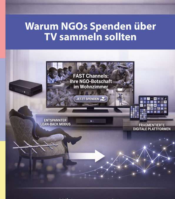 Whitepaper – Warum NGOs Spenden über TV – insbesondere FAST-Channels – sammeln sollten